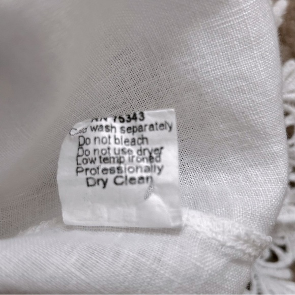 Terri Millennio Linen White Short Sleeve Top - Picture 4 of 7